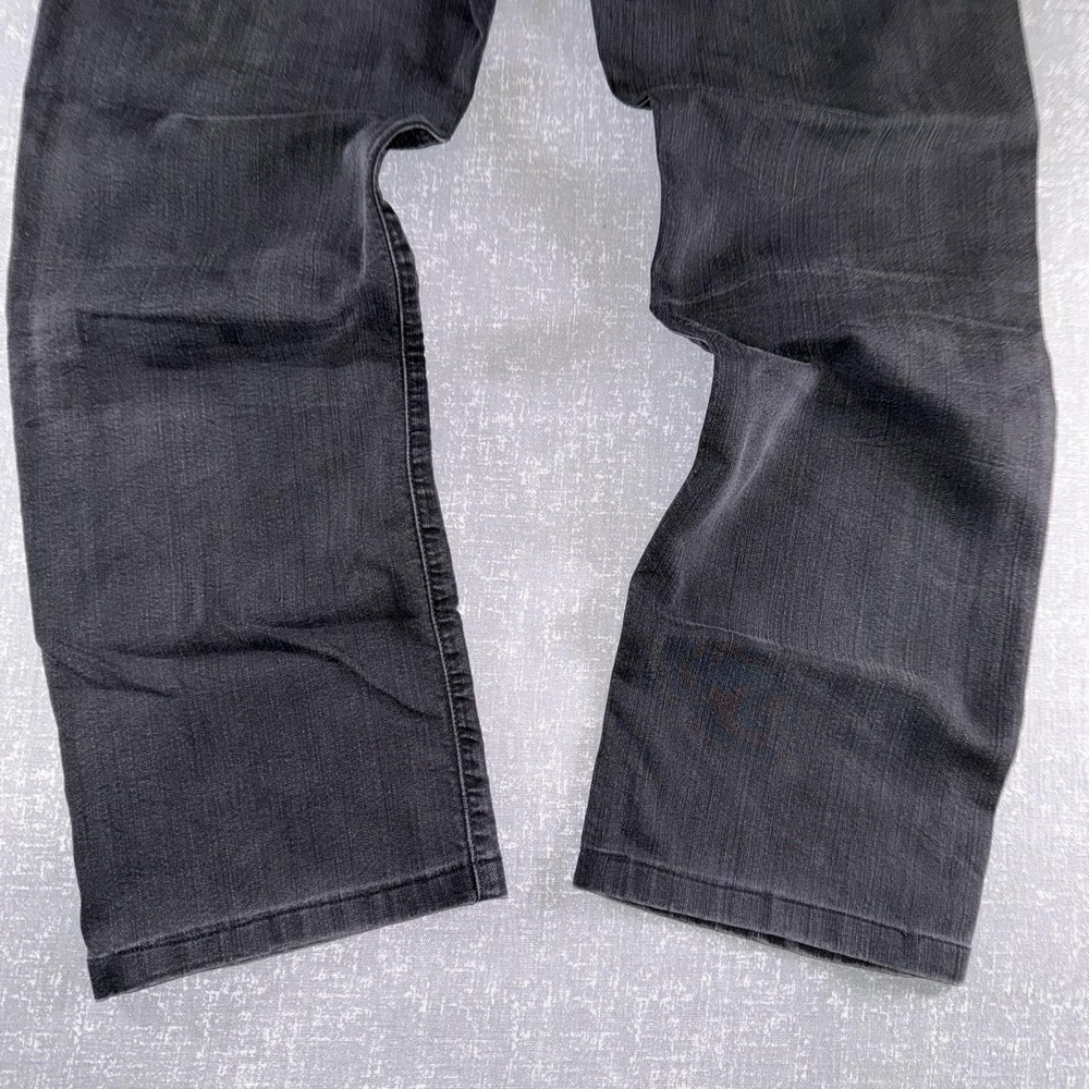 7 For All Mankind Standard Jeans Mens 38x30 Gray Denim Straight Leg Charcoal - Picture 3 of 11